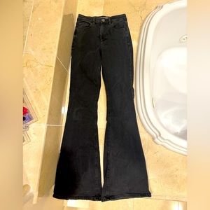 Black High Rise Garage Denim Jeans size 0